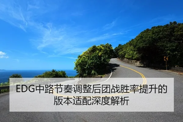 EDG中路节奏调整后团战胜率提升的版本适配深度解析